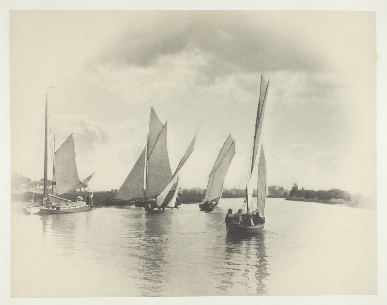 En seilkamp på Horning av Peter Henry Emerson