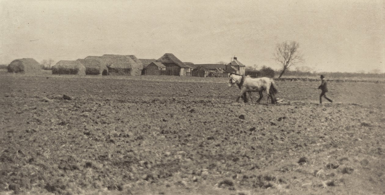 Marsh Farm tidlig på våren av Peter Henry Emerson