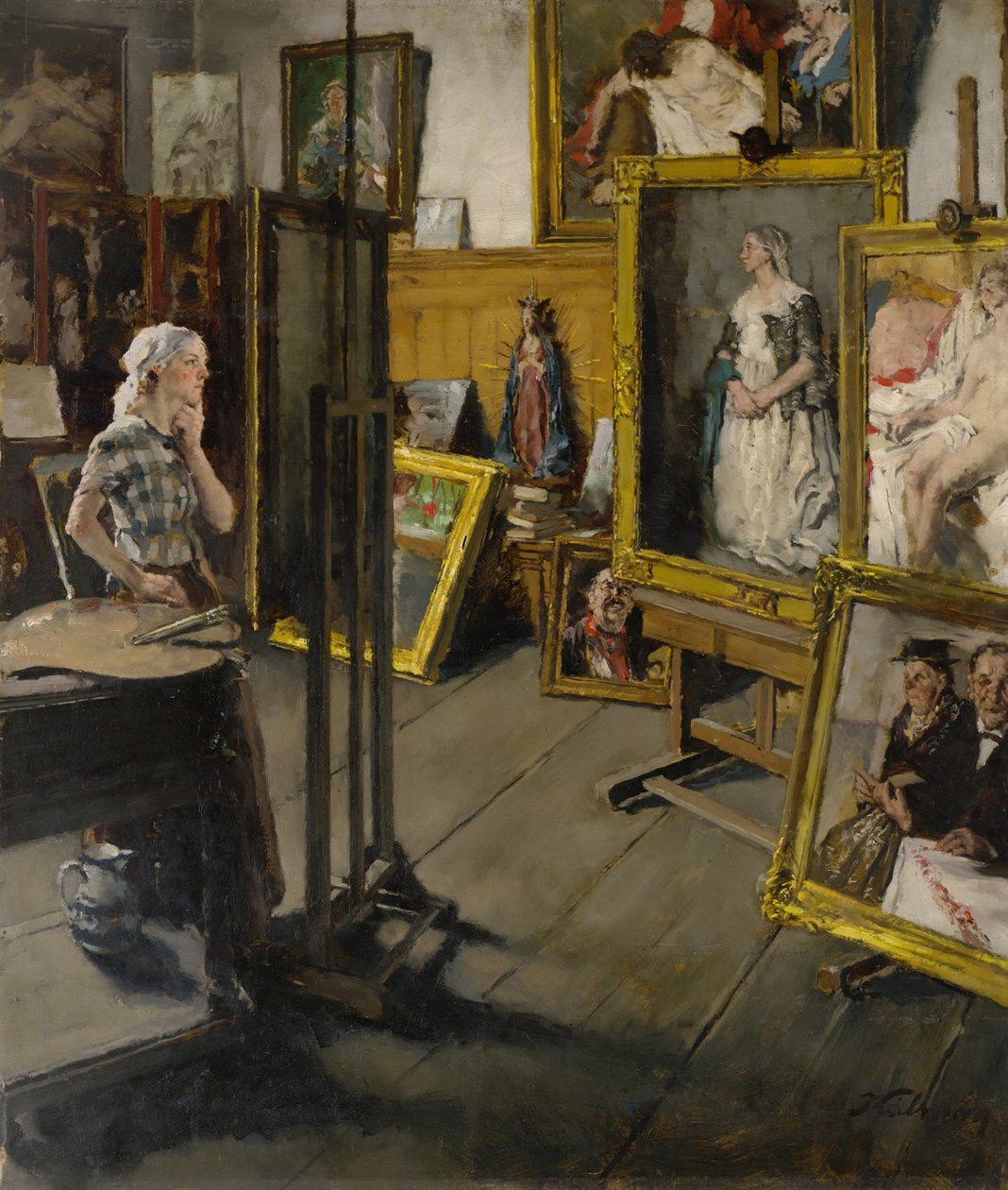 Atelierpause av Peter Kálmán