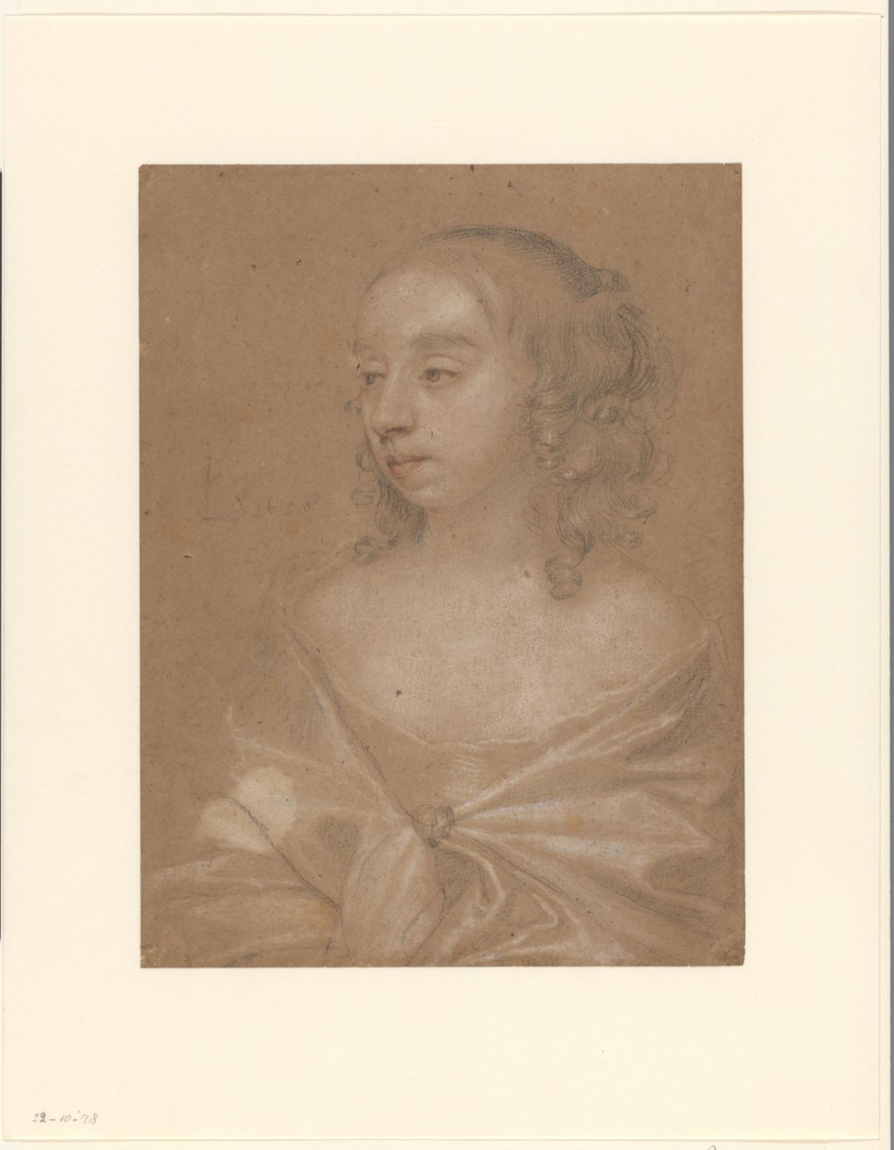 Portrett av en ukjent kvinne av Peter Lely (Sir)