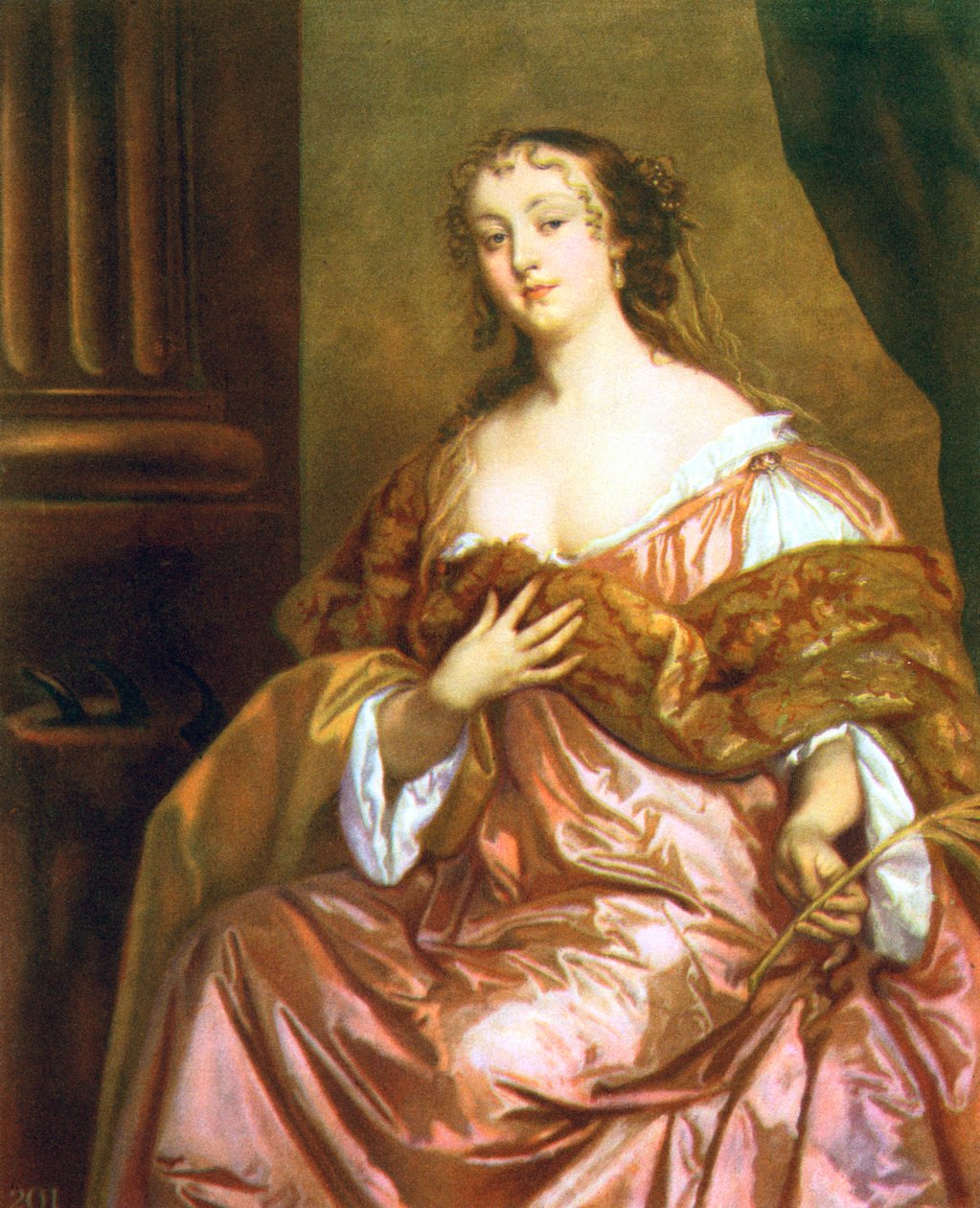 Elizabeth Hamilton, grevinne av Gramont, ca 1660-tallet. av Peter Lely