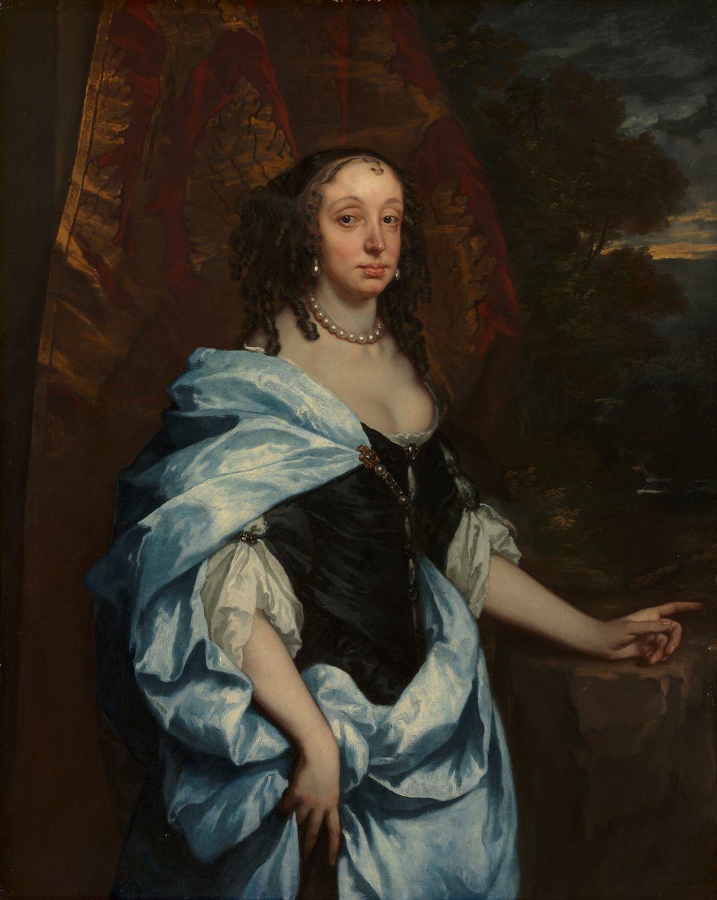 Portrett av fru Leveve av Peter Lely