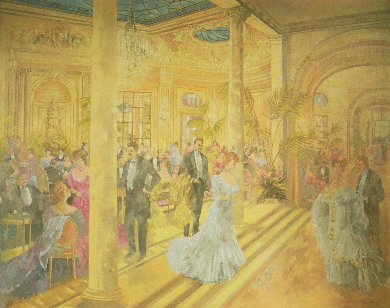 Palm Court - Winter at the Ritz av Peter Miller