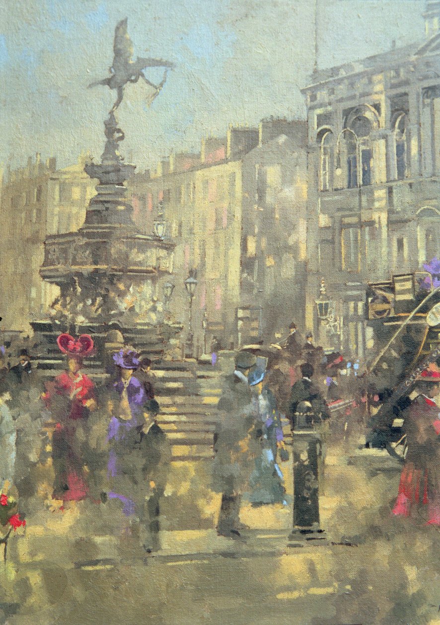 Piccadilly Circus ca. 1890 av Peter Miller