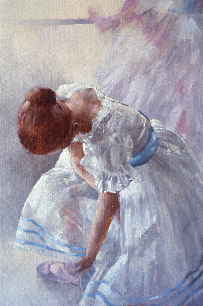 Sheila Against a Window (olje på lerret) av Peter Miller