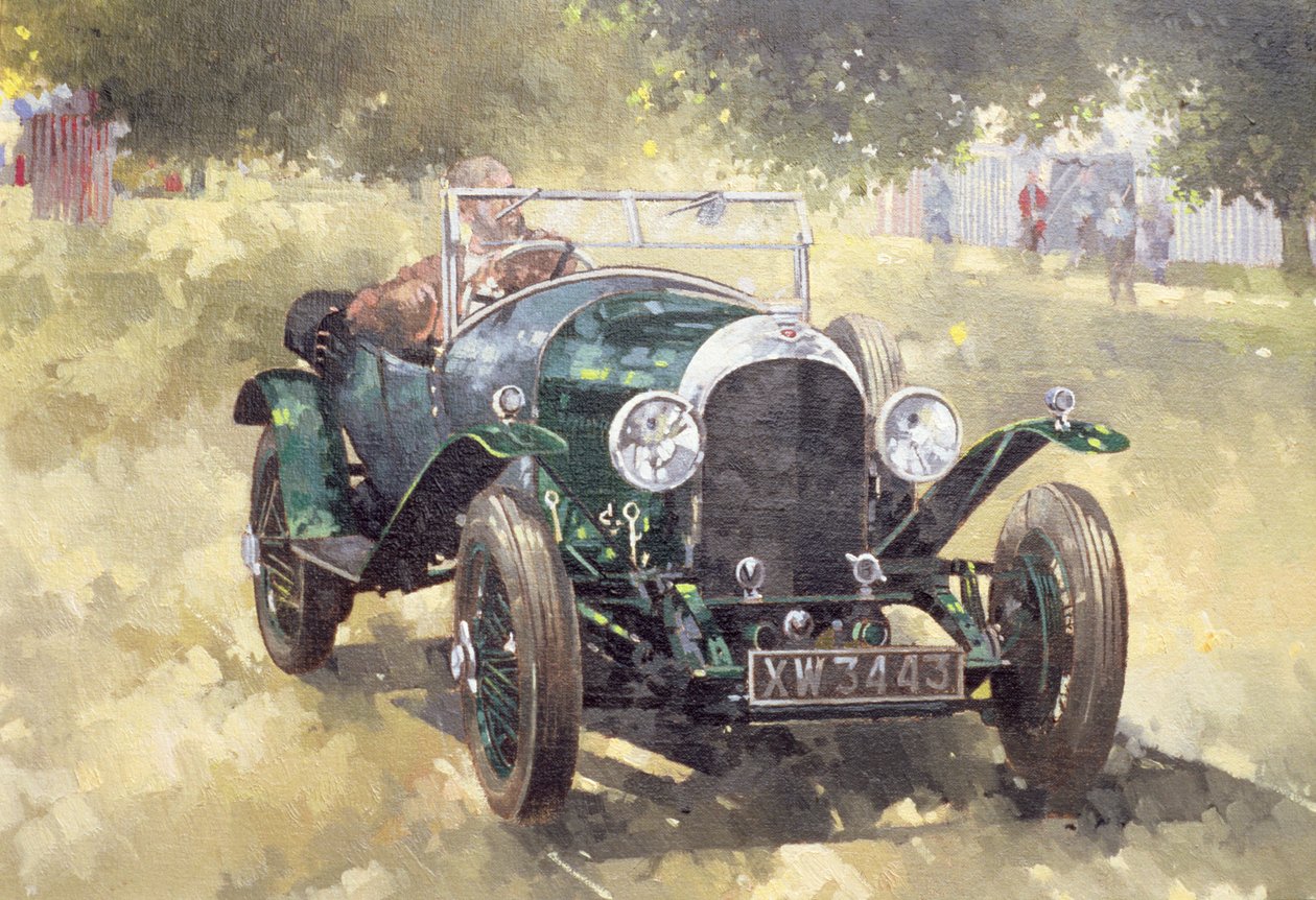 The Green Bentley på Althorp av Peter Miller