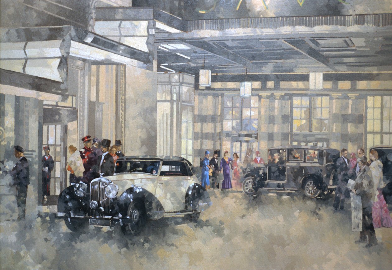 The Savoy (olje på lerret) av Peter Miller