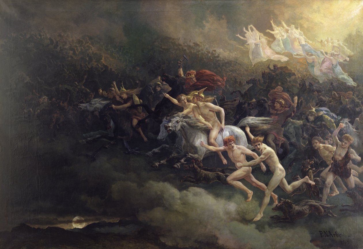 Døde sjeler av Peter Nicolai Arbo