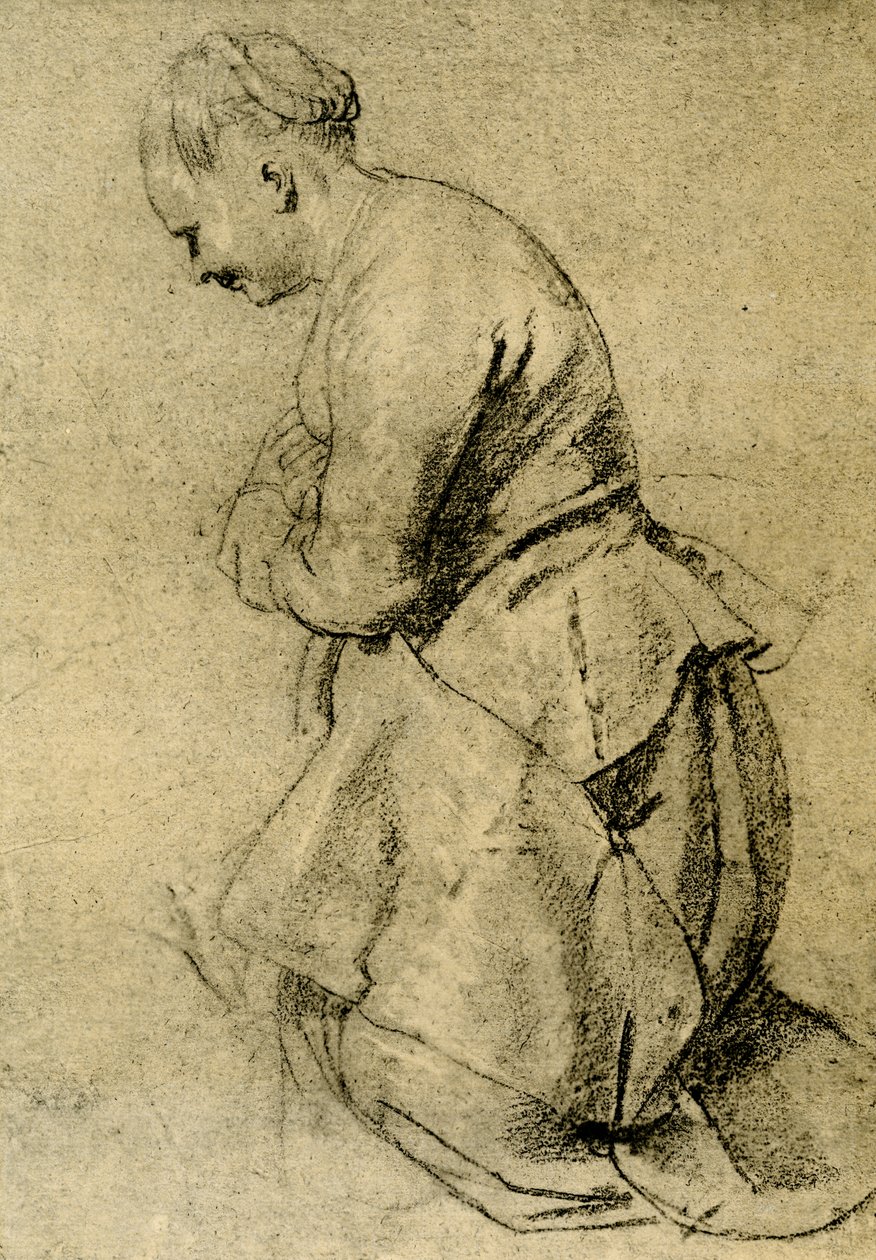 En bedende gjeterkvinne av Peter Paul Rubens