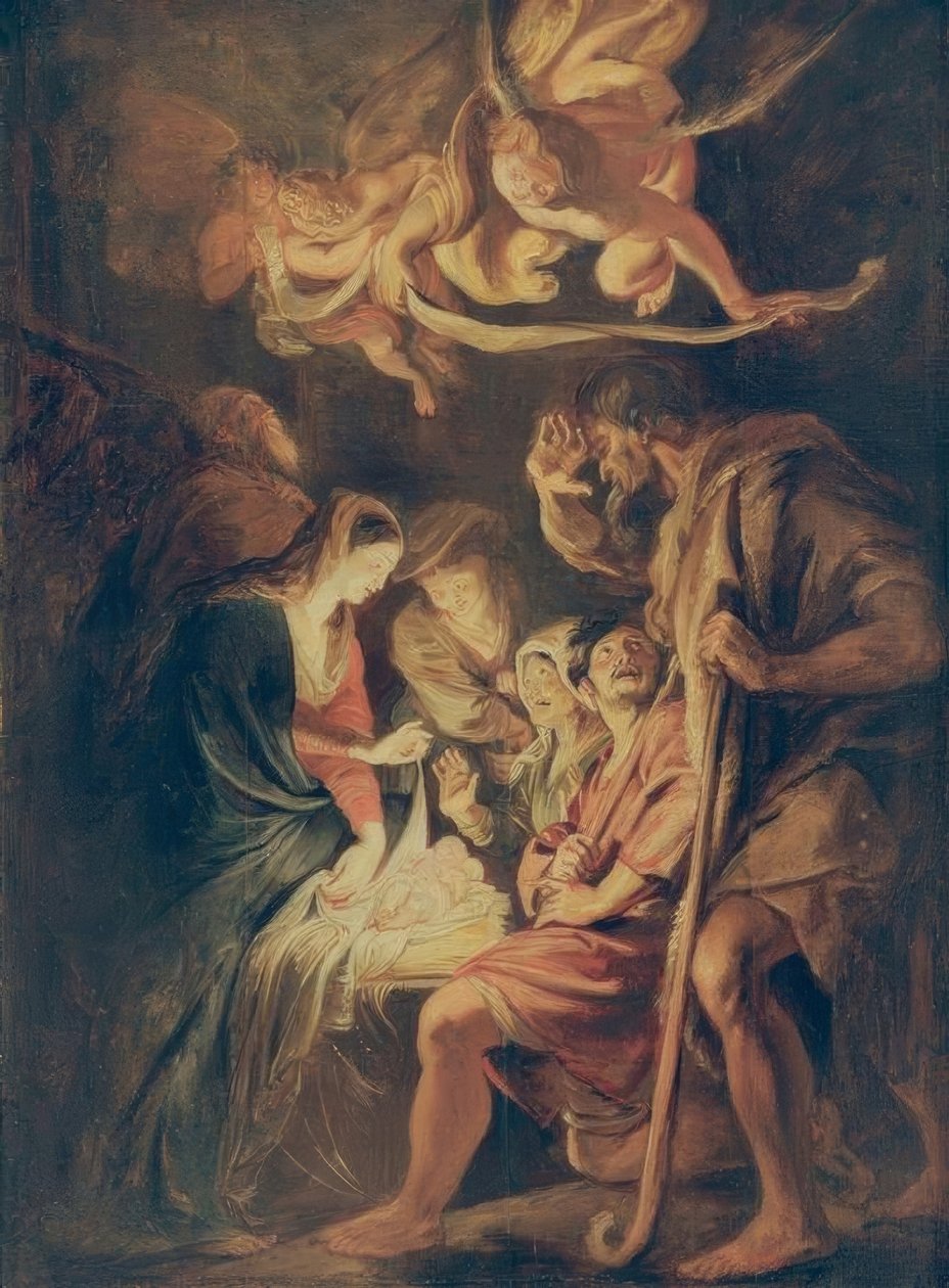 Tilbedelse av hyrdene av Peter Paul Rubens