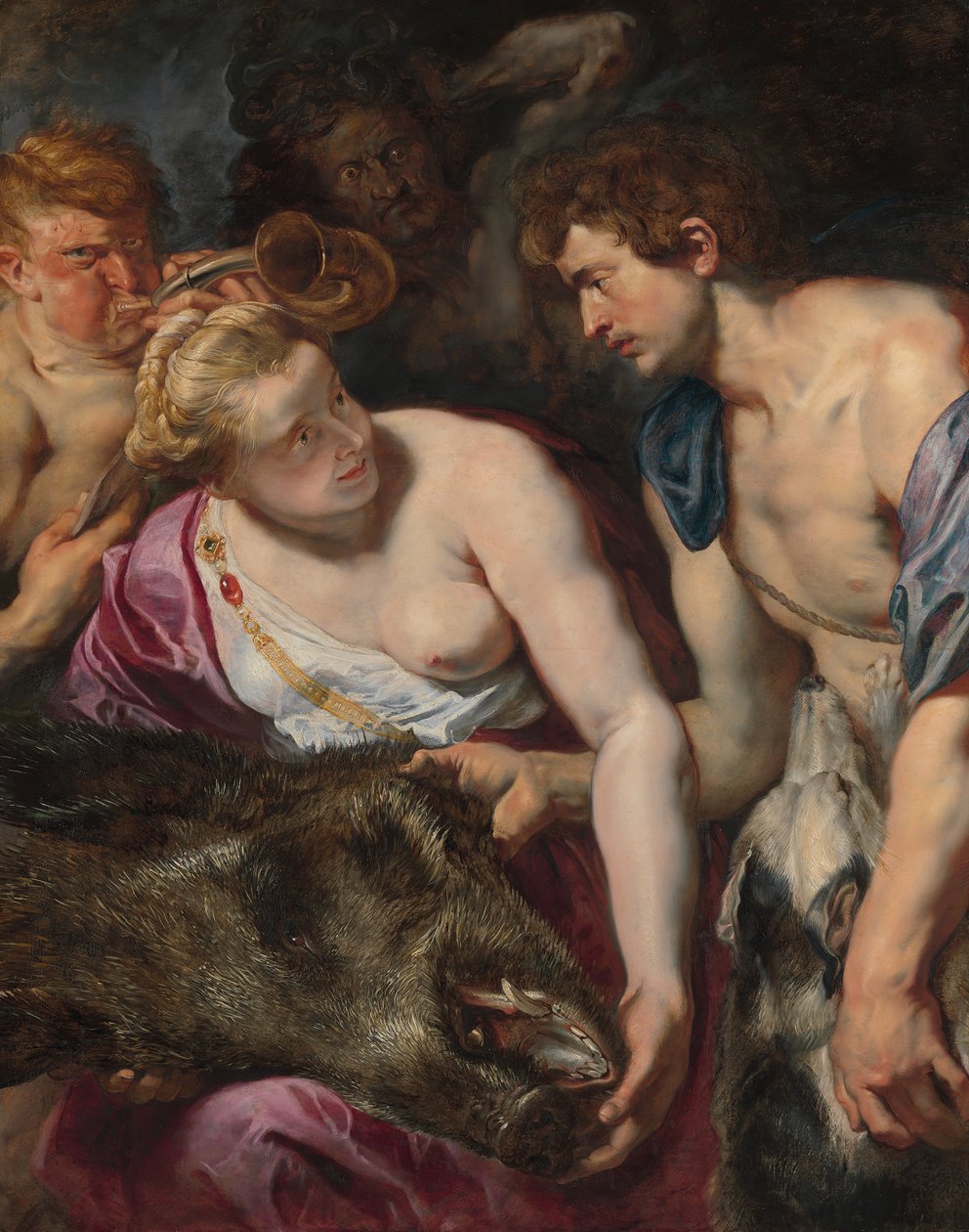 Atalanta og Meleager, ca. 1616 av Peter Paul Rubens