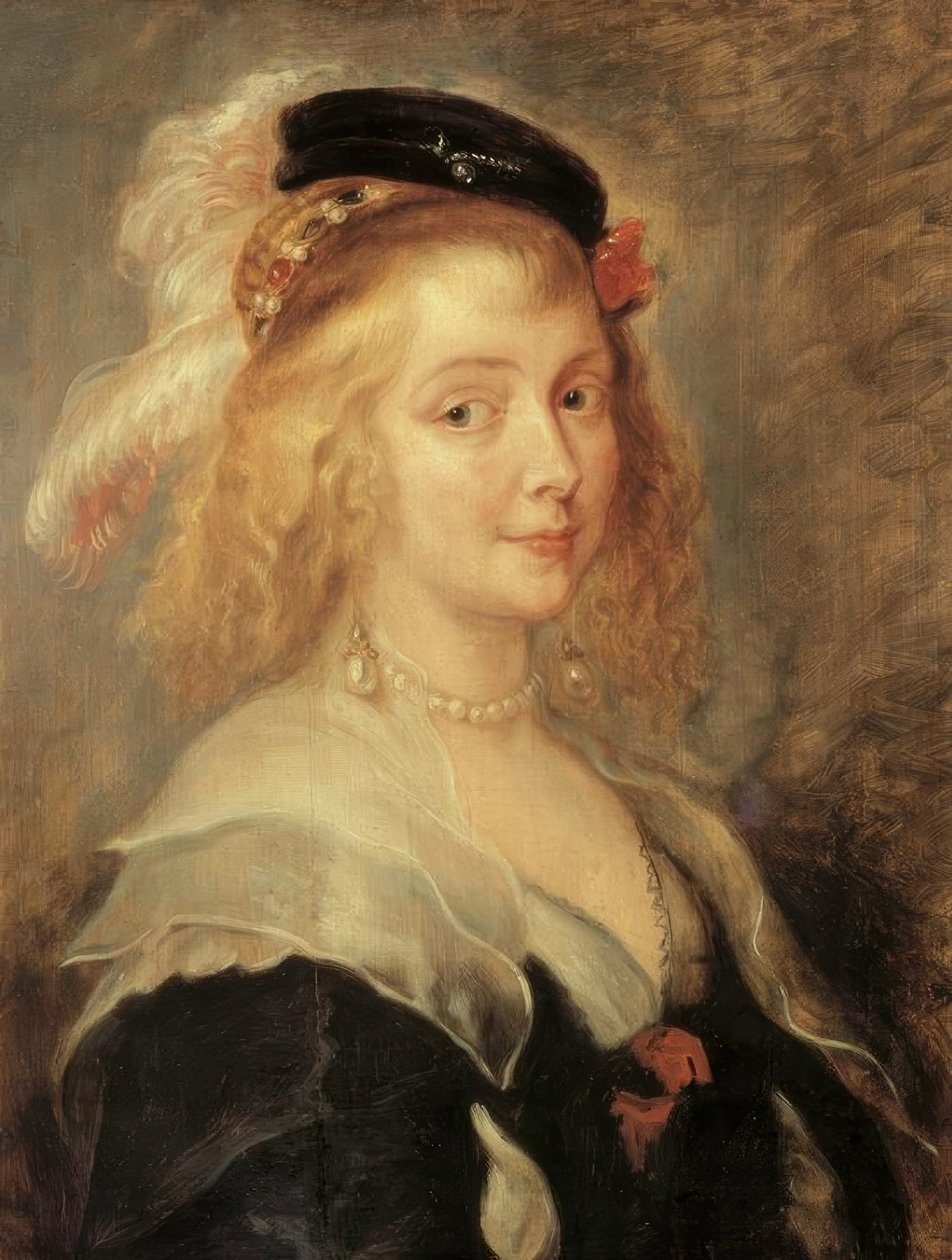 Portrett av Helene Fourment av Peter Paul Rubens