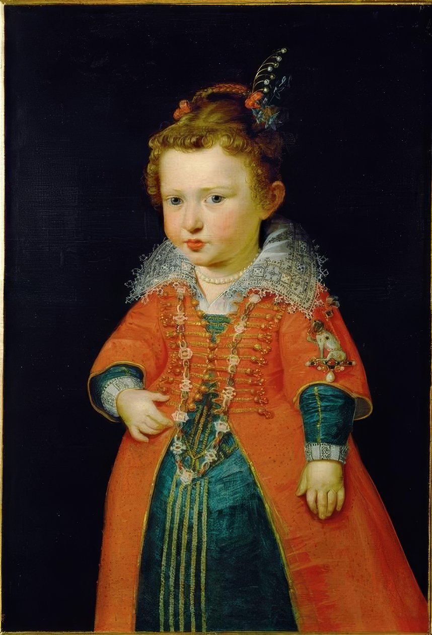 Portrett i en alder av to av Peter Paul Rubens