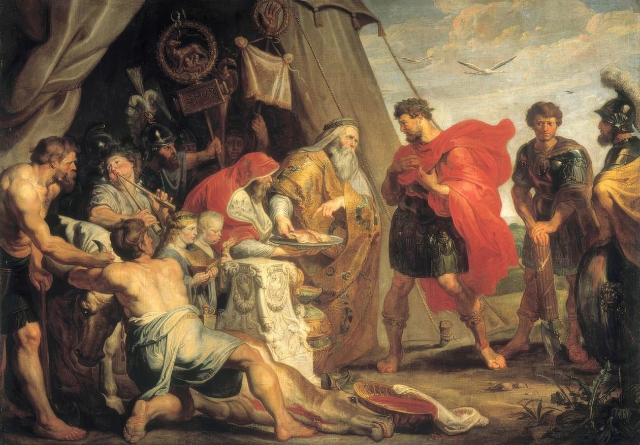 Tolkning av varslene av Peter Paul Rubens