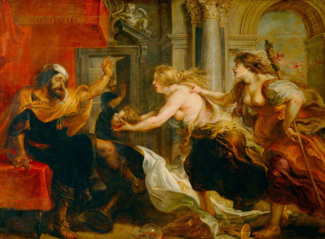Måltidet til Tereus av Peter Paul Rubens