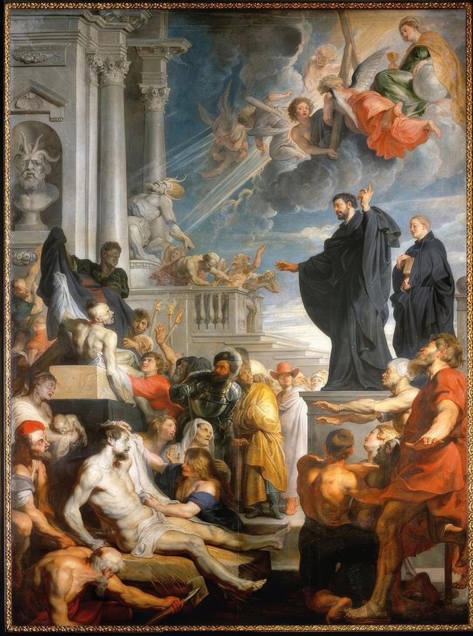 Miraklet til St. Francis Xavier av Peter Paul Rubens