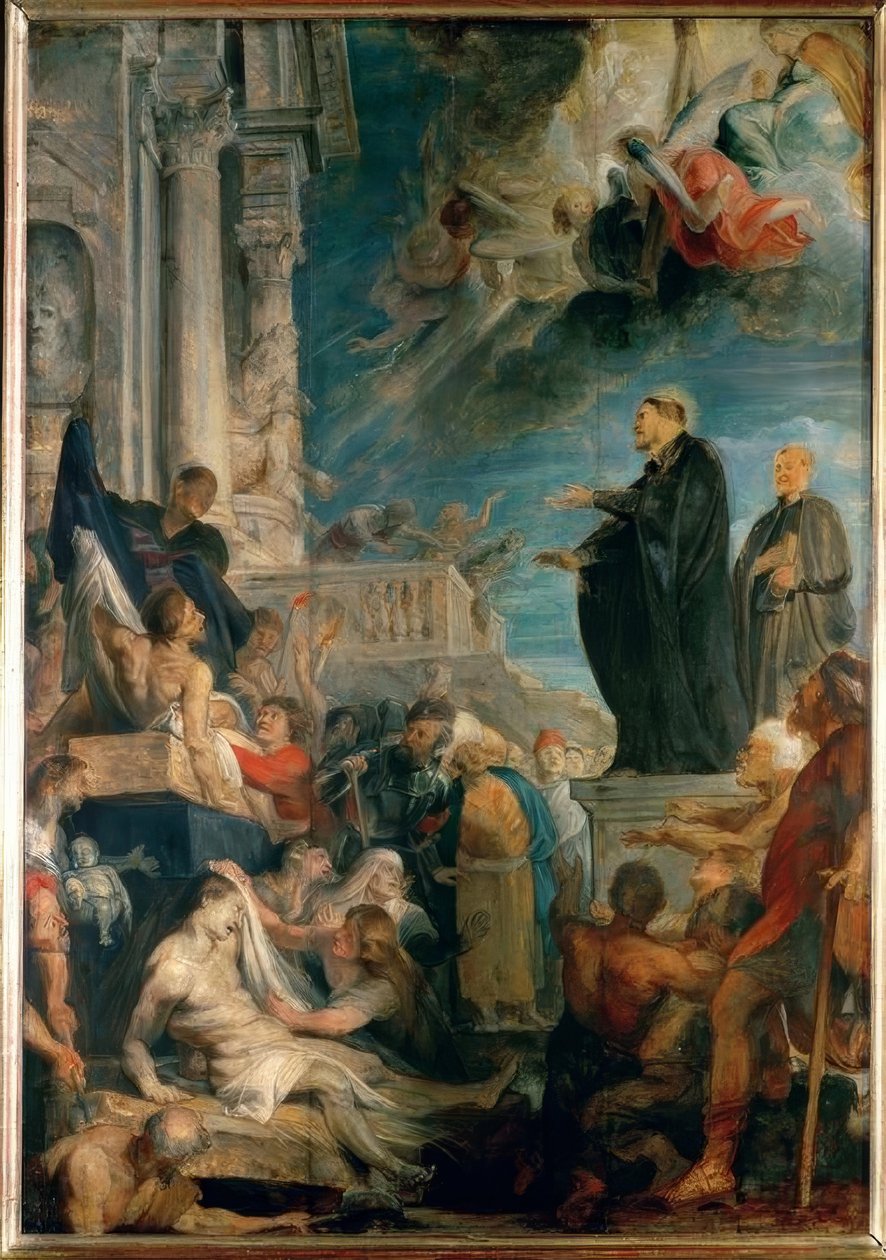 Miraklet til St. Francis Xavier av Peter Paul Rubens