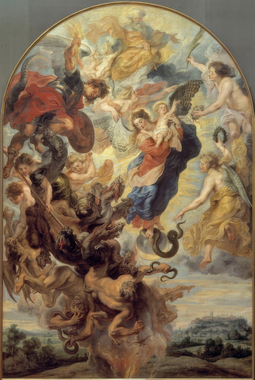 Den apokalyptiske kvinnen av Peter Paul Rubens