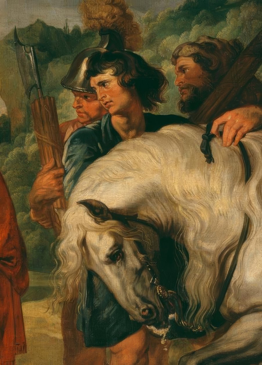 Decius Mus underkaster seg sin skjebne. av Peter Paul Rubens