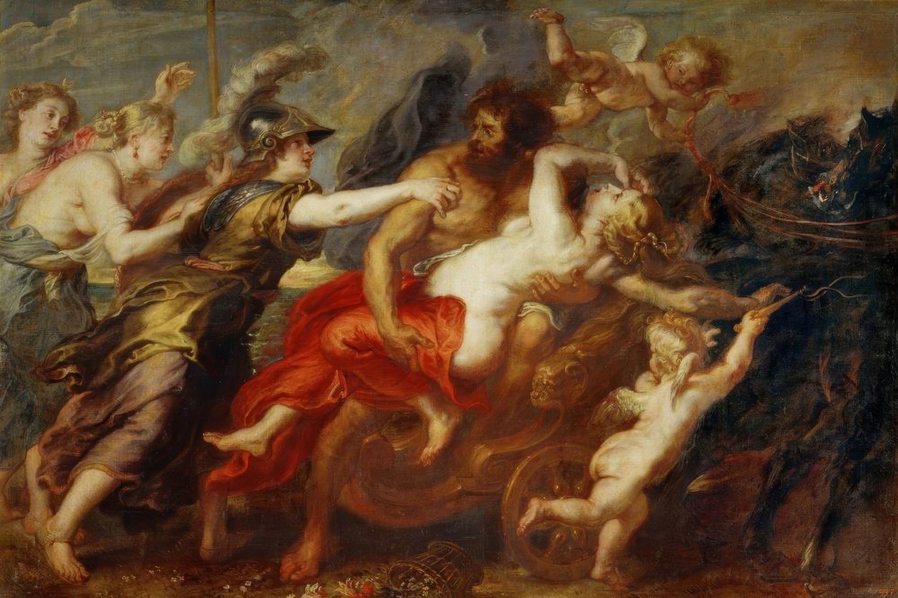 Voldtekten av proserpin av Peter Paul Rubens
