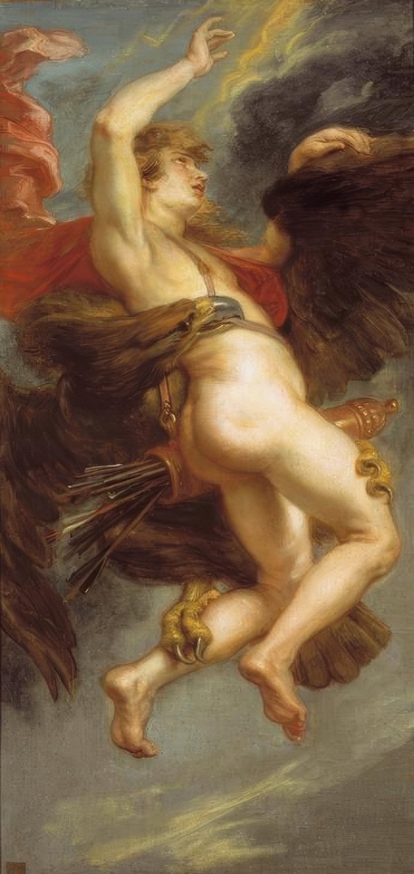 Ranet av Ganymedes av Peter Paul Rubens
