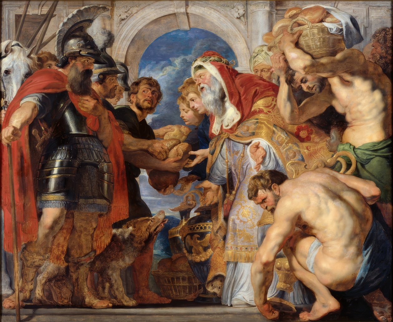 Møtet mellom Abraham og Melkisedek av Peter Paul Rubens