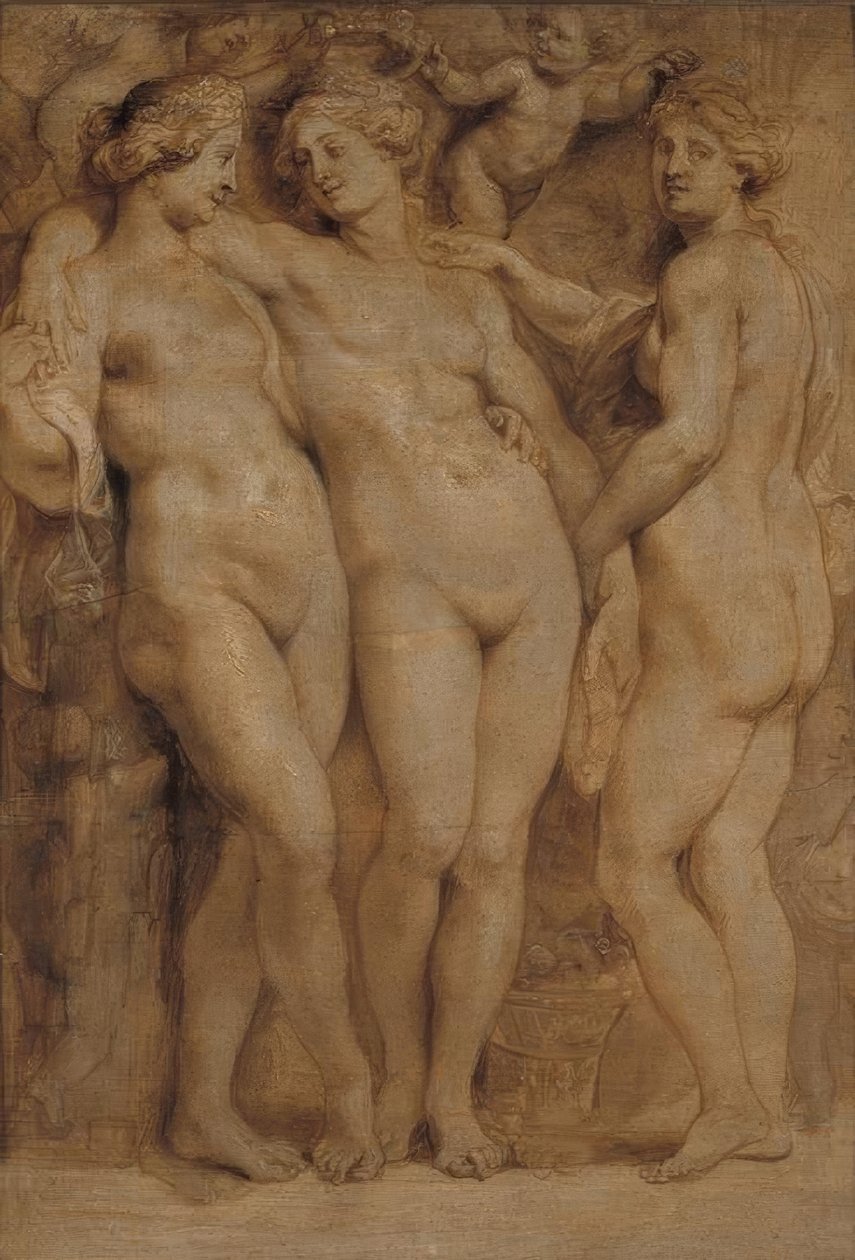 De tre nådene av Peter Paul Rubens