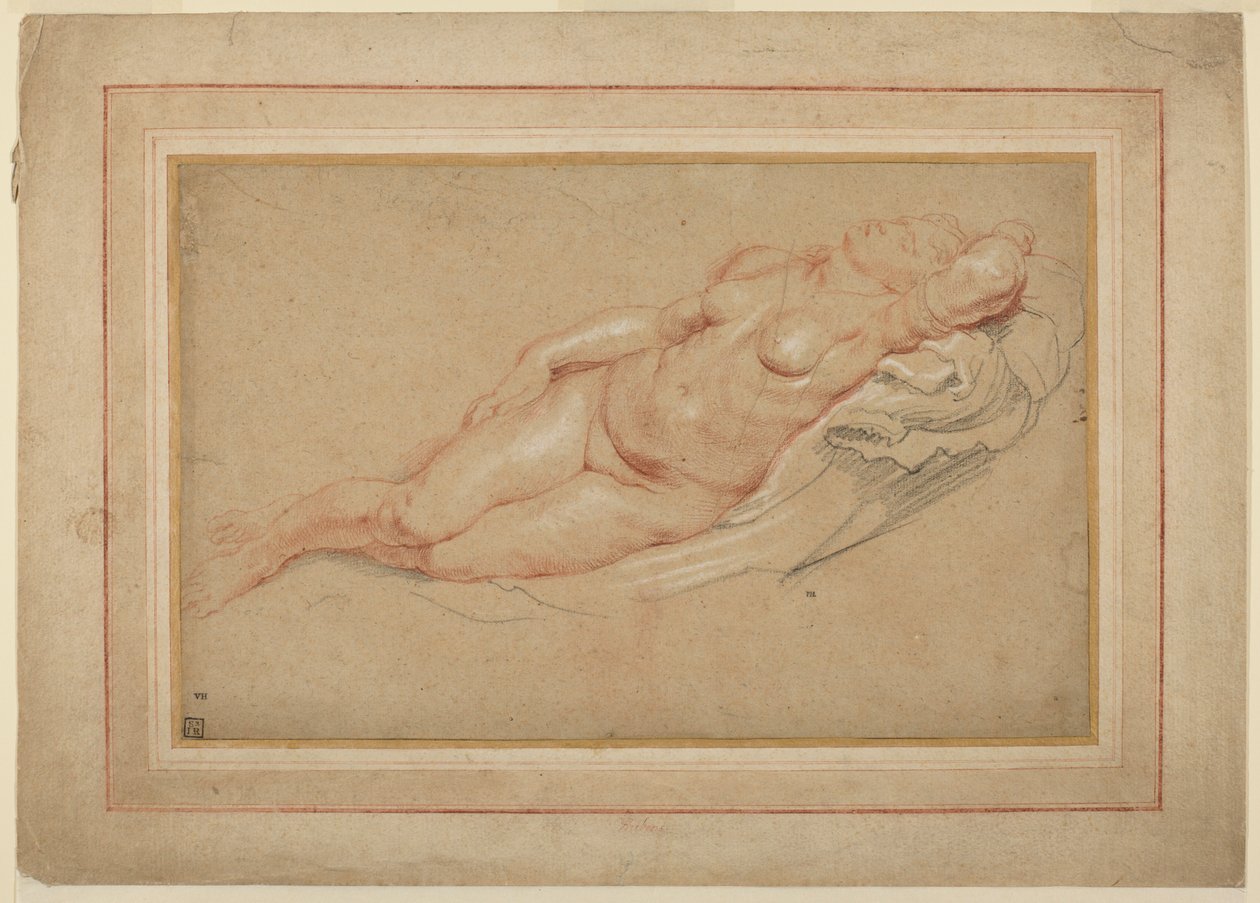 Naken kvinne, 1628 - 1630 av Peter Paul Rubens