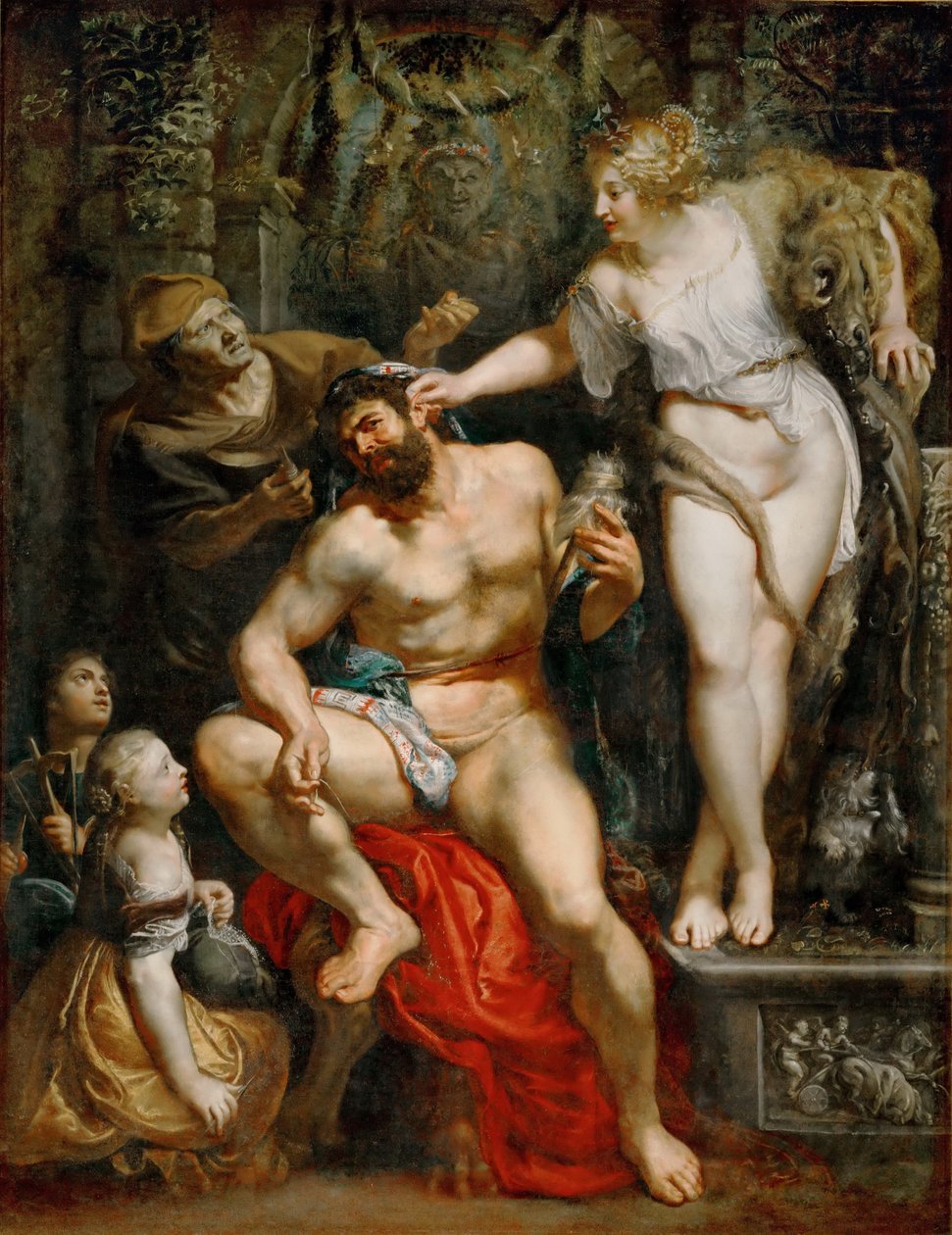 Hercules og Omphale av Peter Paul Rubens
