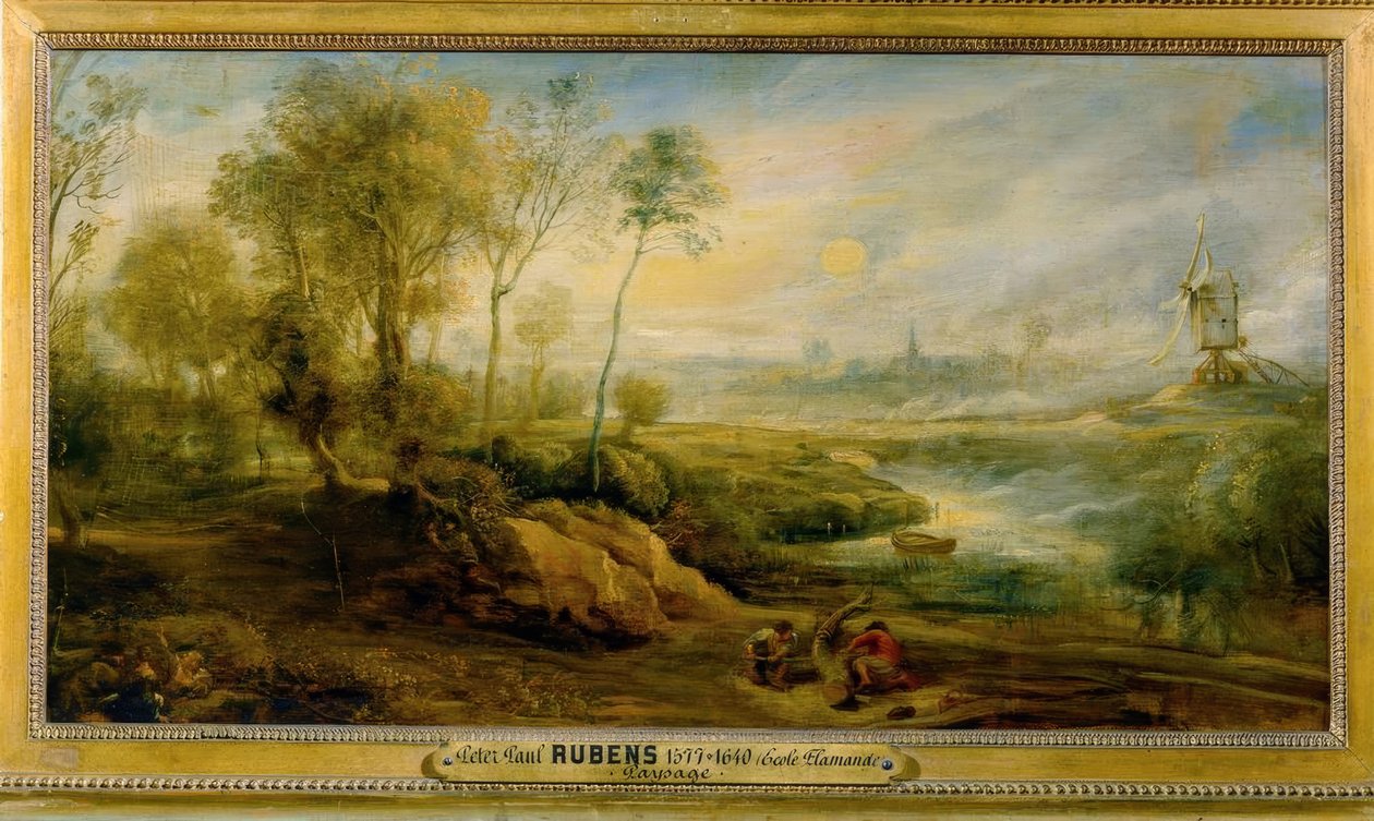 Landskap med fugleplater av Peter Paul Rubens