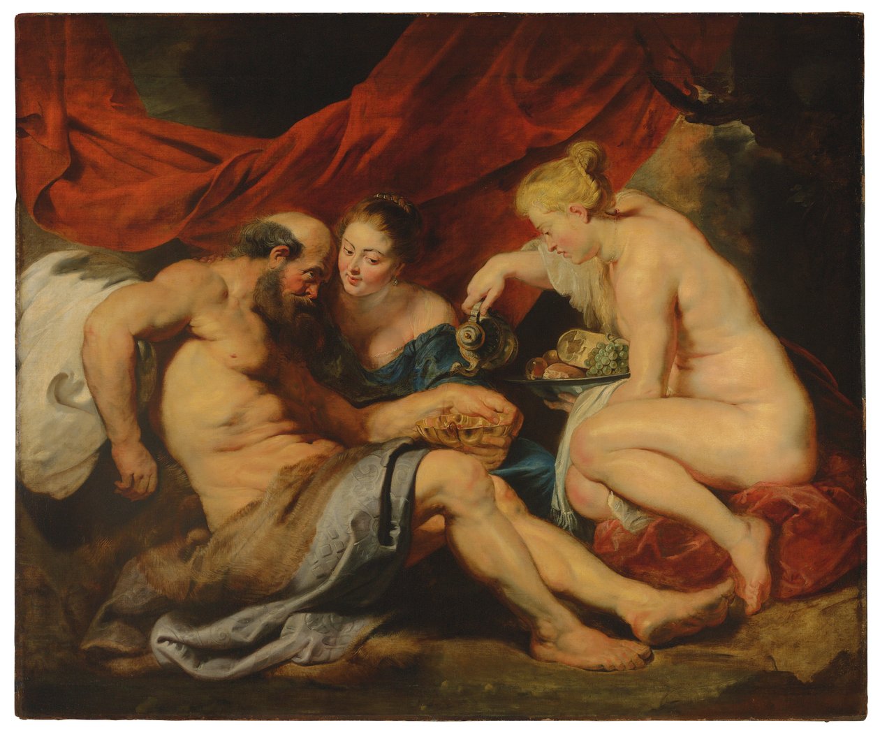 Lot og hans døtre av Peter Paul Rubens