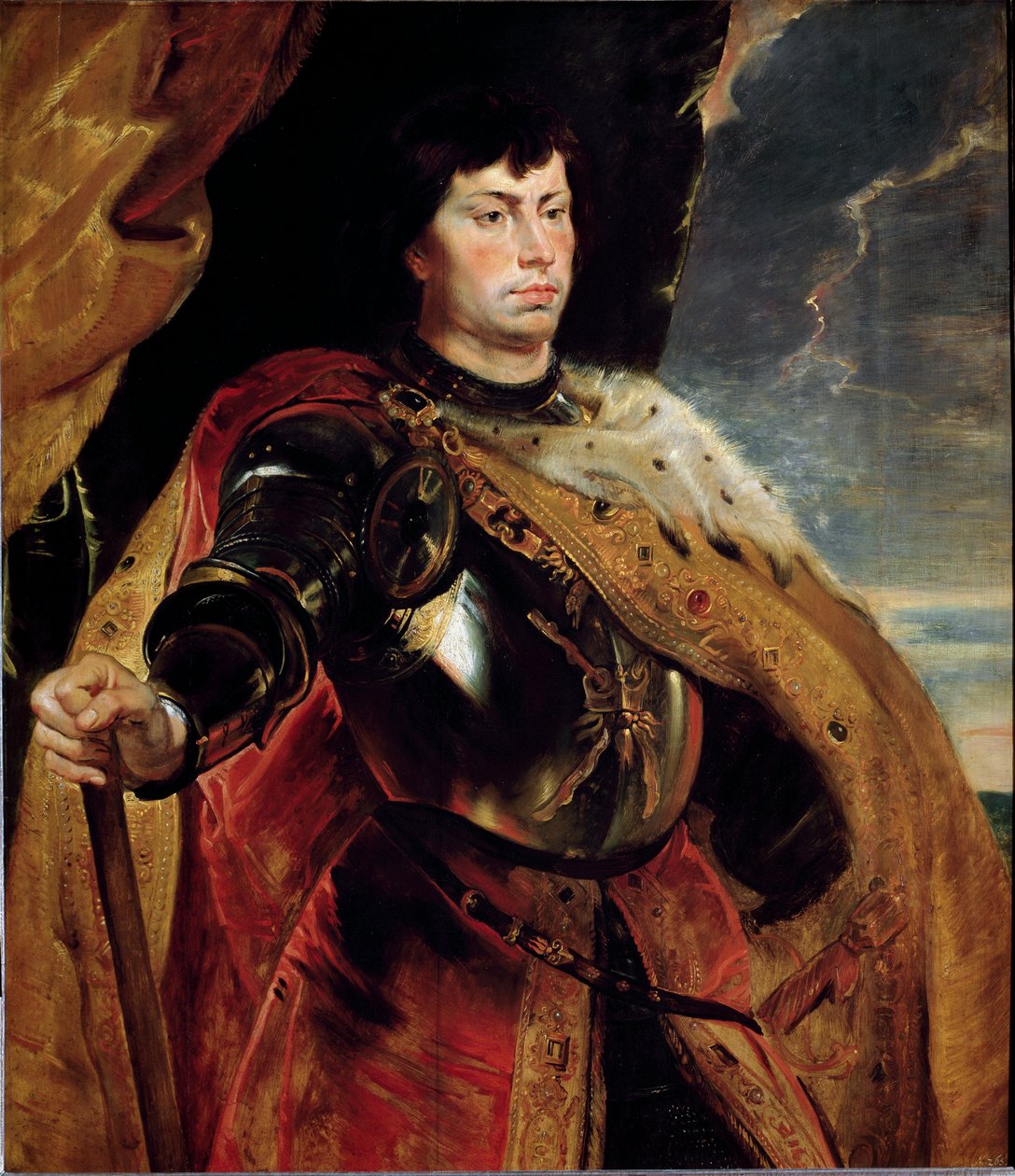 Portrett av Charles the Temerary av Peter Paul Rubens