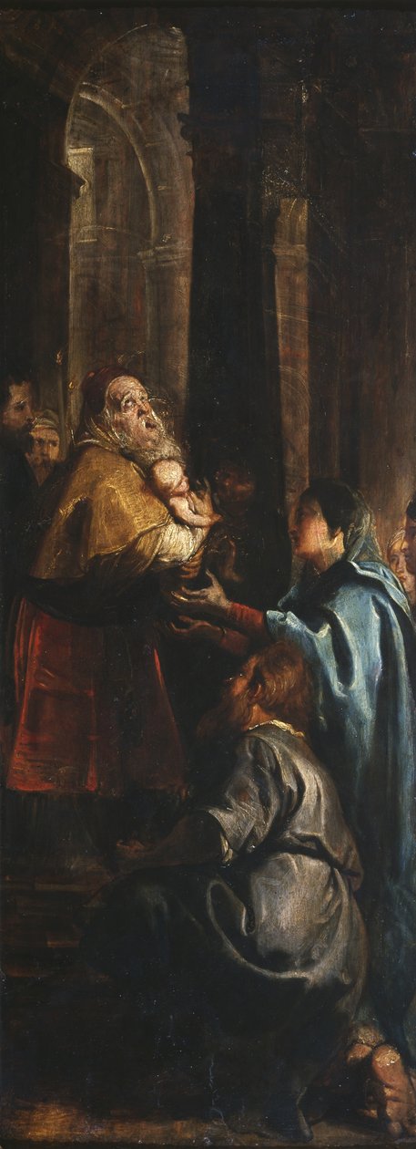 Presentasjon i tempelet av Peter Paul Rubens