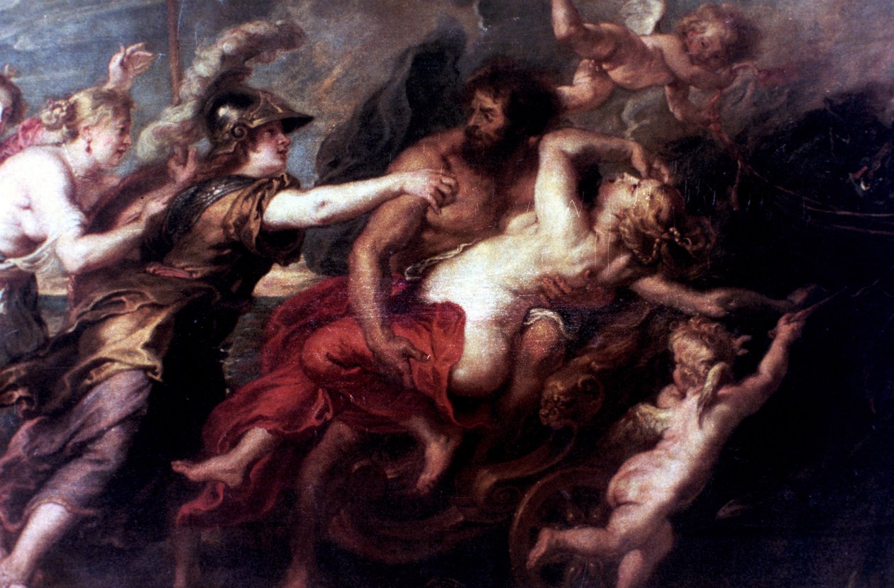Voldtekt av Proserpina av Peter Paul Rubens
