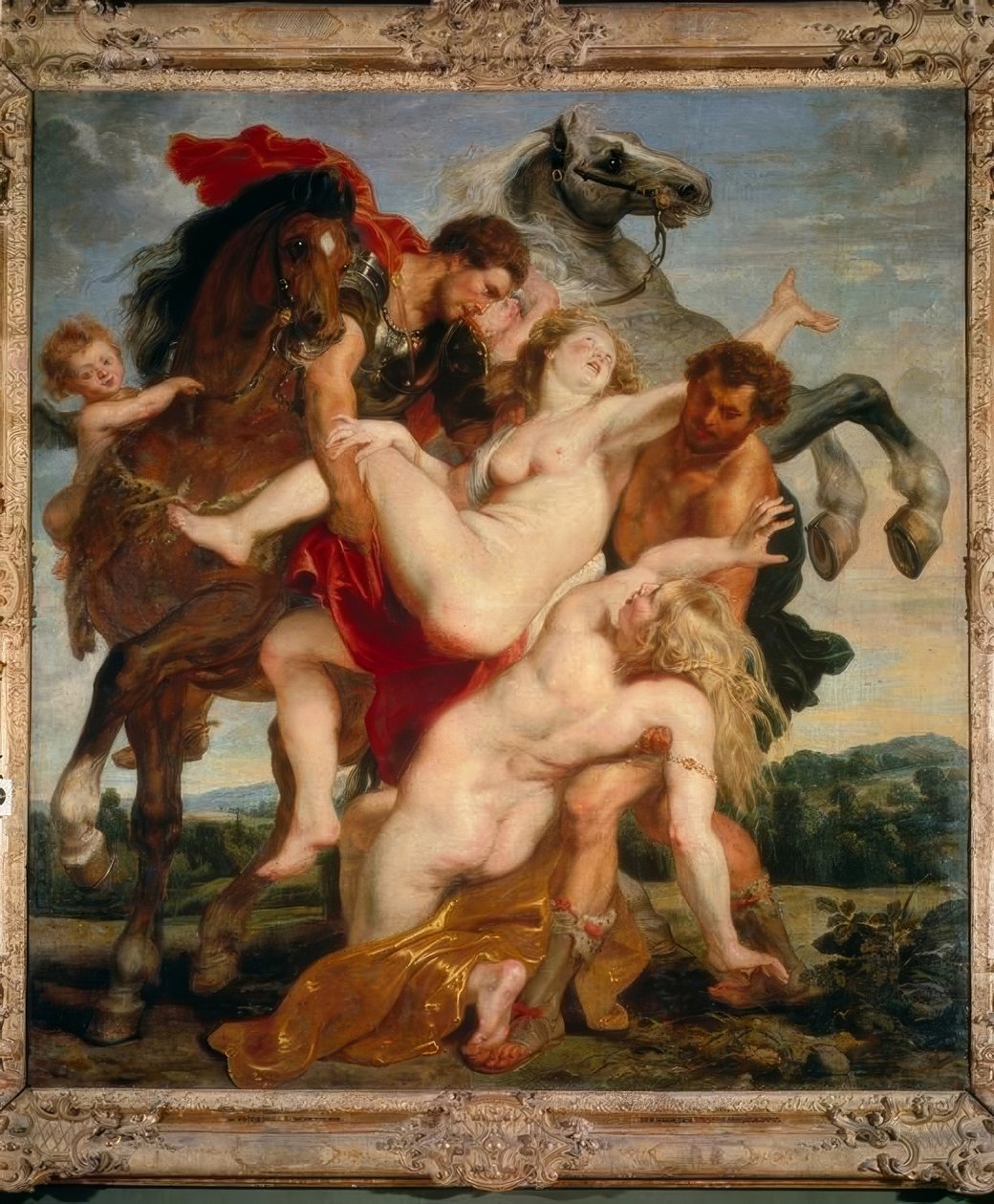 Voldtekt av Leucippus døtre av Peter Paul Rubens