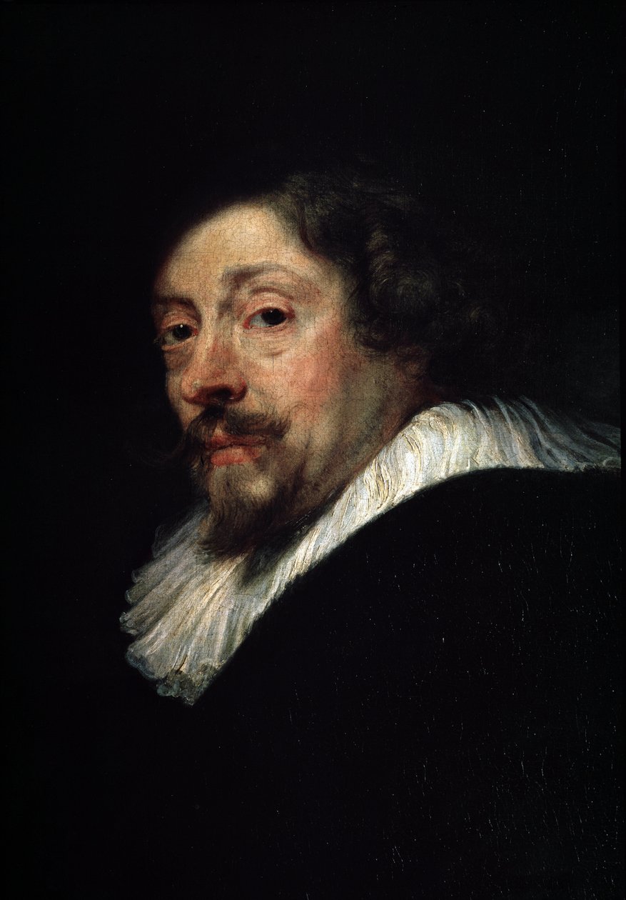 Selvportrett - olje på lerret av Peter Paul Rubens
