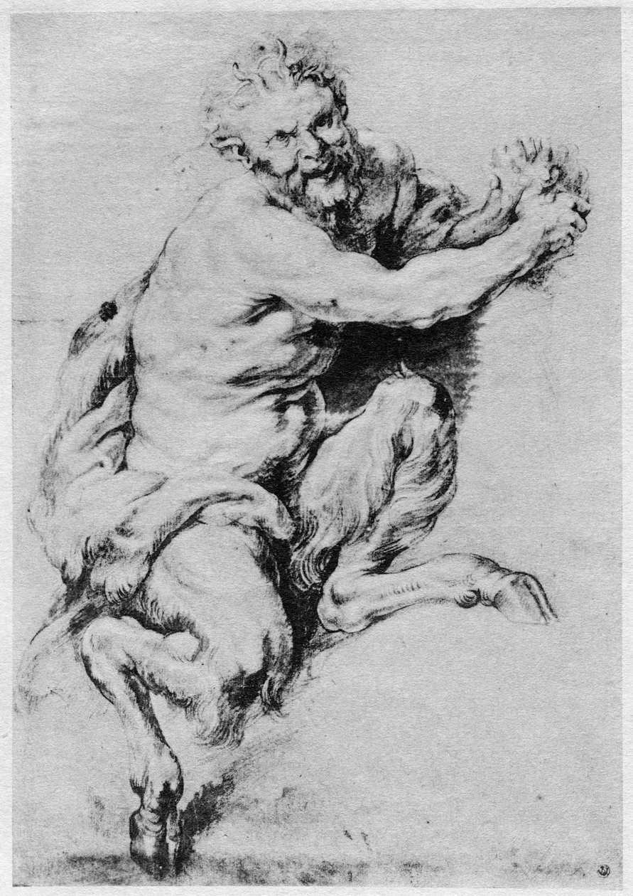 Studie av en Satyr, 1913. av Peter Paul Rubens