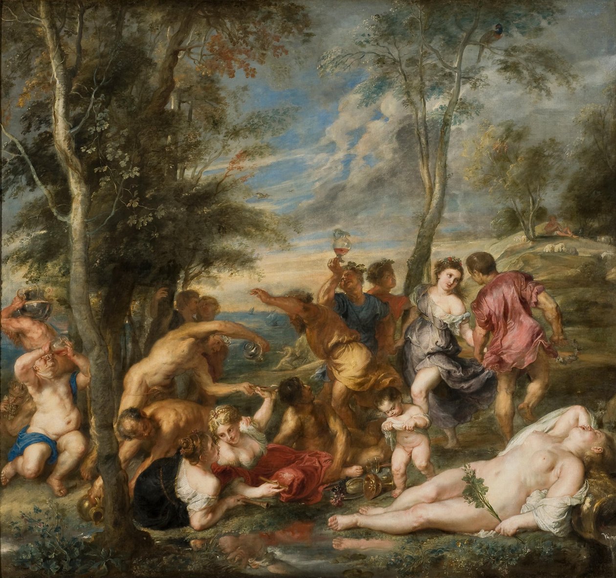 The Andrians, ca. 1635 (olje på lerret) av Peter Paul Rubens