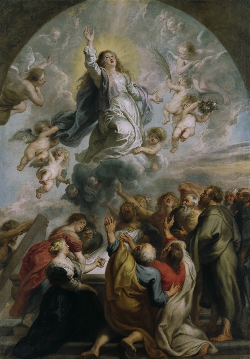 Jomfruens antagelse av Peter Paul Rubens
