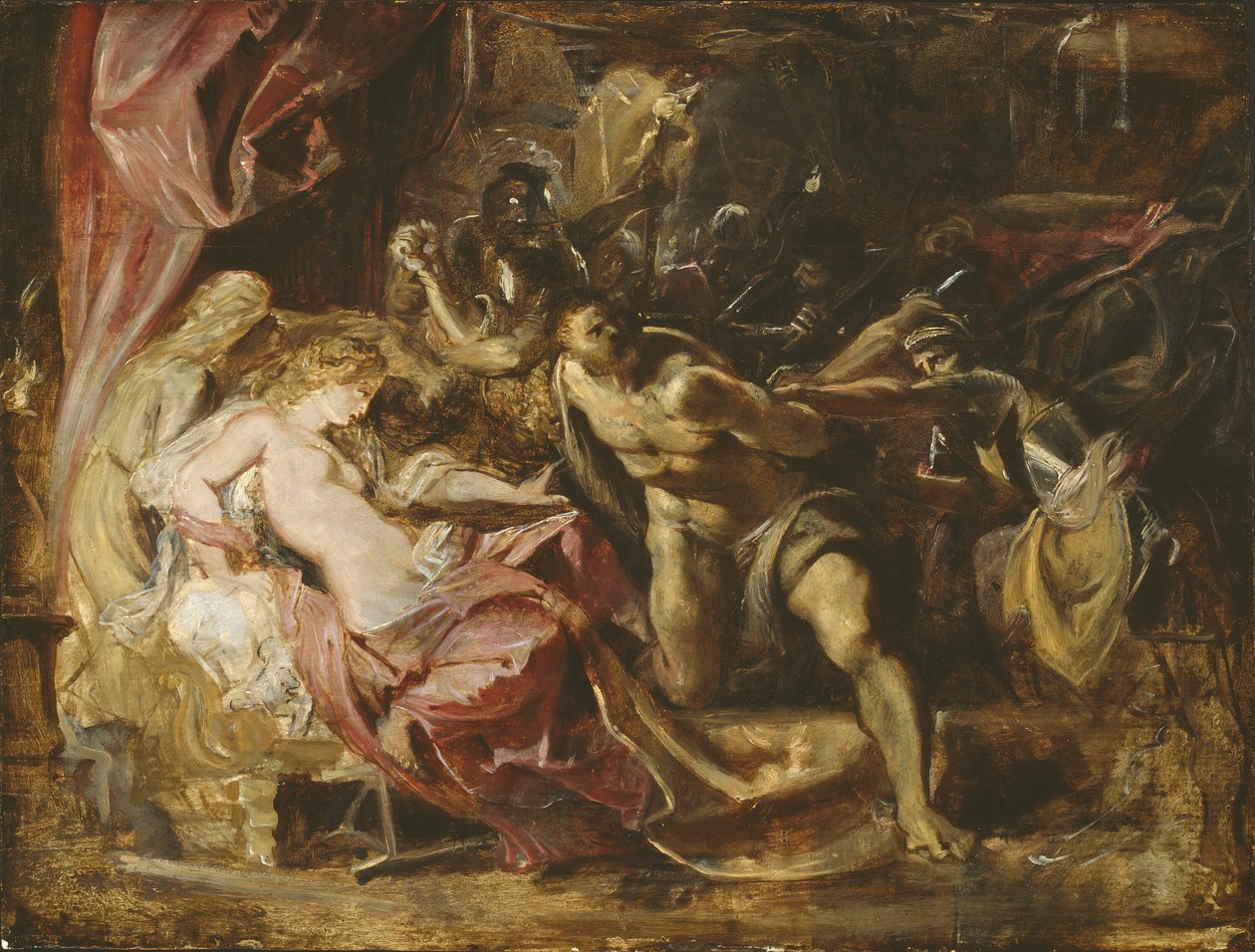 Fangen av Samson, 160910. av Peter Paul Rubens