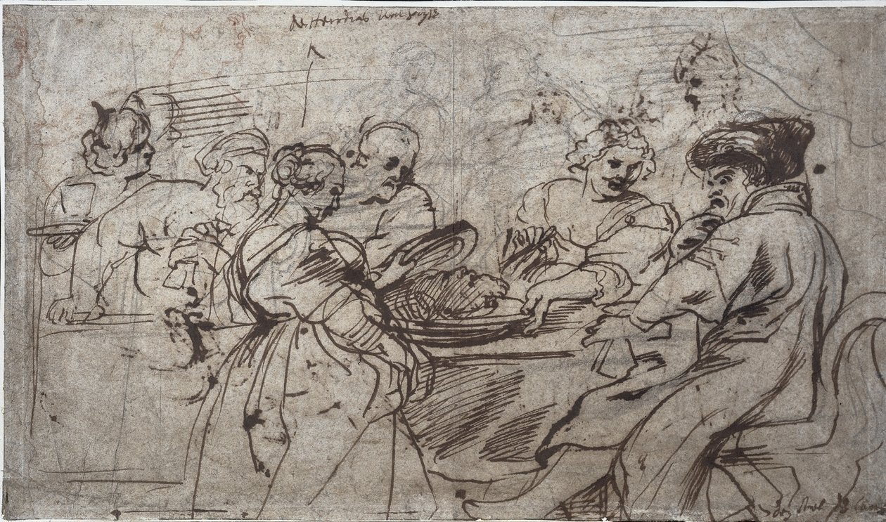 Herodes høytid (recto) av Peter Paul Rubens