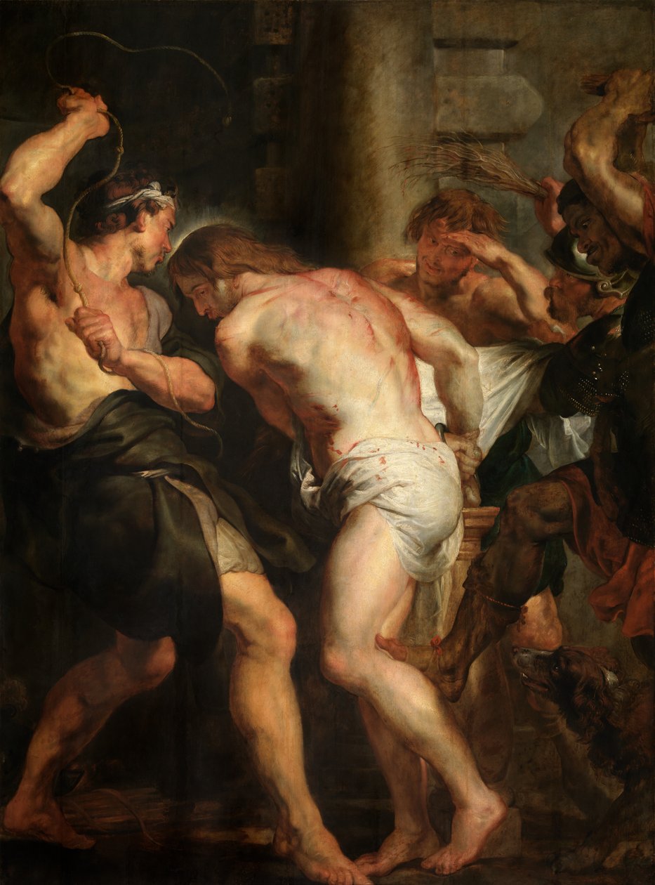 The Flagellation (olje på lerret) av Peter Paul Rubens