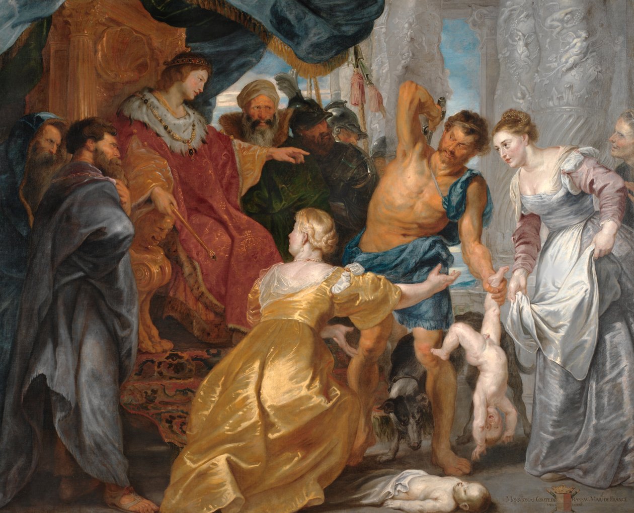 Salomos dom av Peter Paul Rubens
