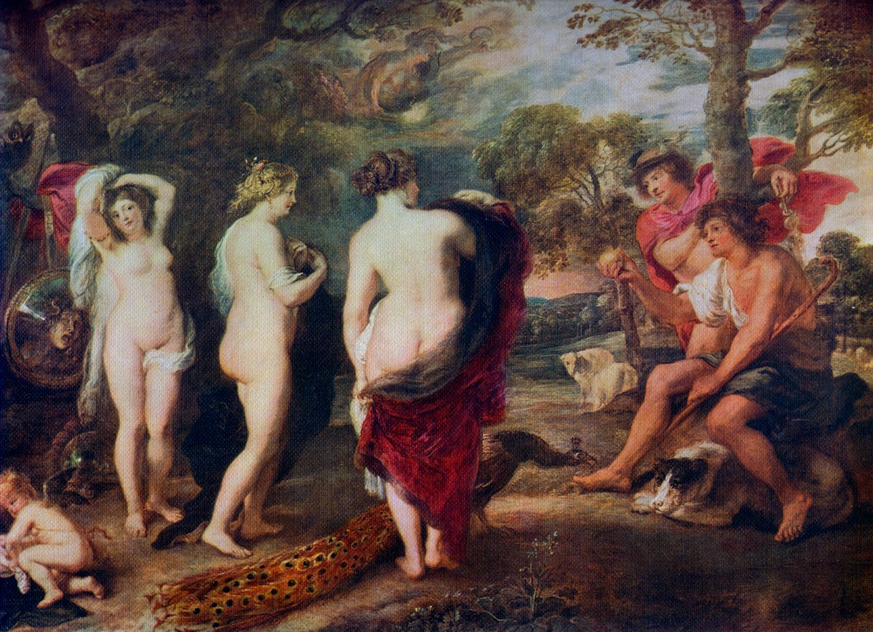 The Judgment of Paris, c1635-1638, 1912. av Peter Paul Rubens