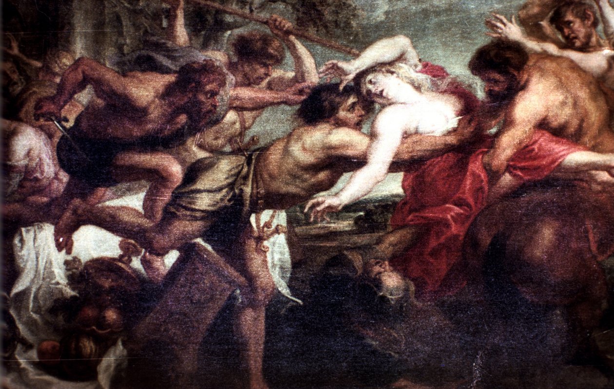 Voldtekten av Hippodame av Peter Paul Rubens
