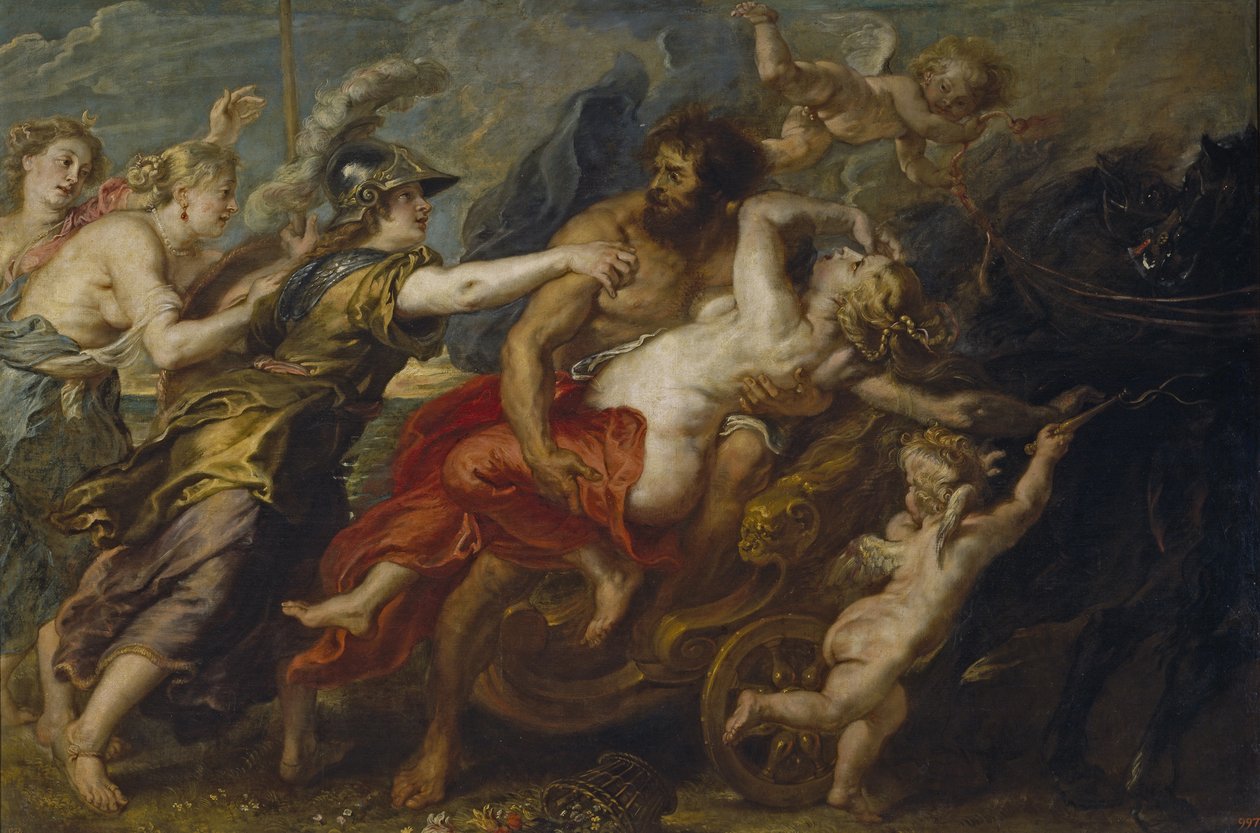 Voldtekten av Proserpina, 1636-1638 av Peter Paul Rubens