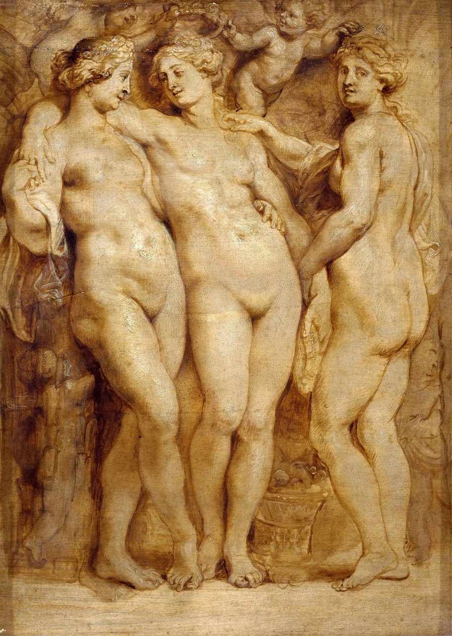 The Three Graces, ca 1620-1623. av Peter Paul Rubens