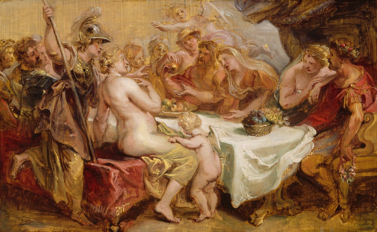 Bryllupet til Peleus og Thetis av Peter Paul Rubens