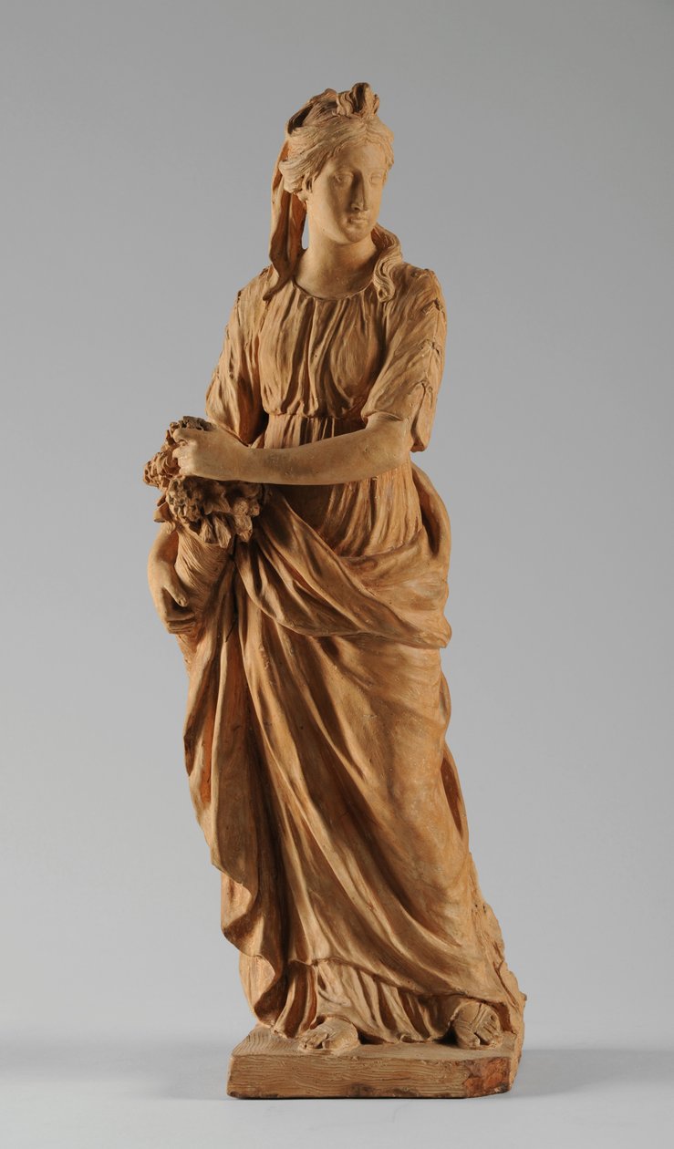 Maquette for en figur av overflod av Peter Scheemakers