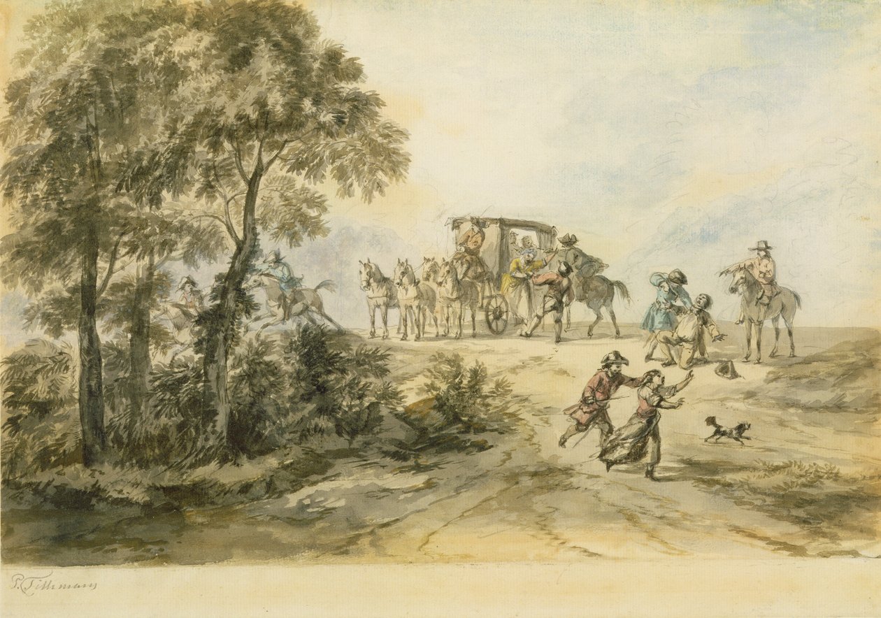 Trener og Highwayman av Peter Tillemans